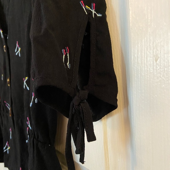 Top Shop Poplin Blouse - Picture 3 of 5